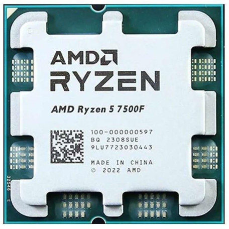 Процессор AMD Ryzen 5 7500F (100-000000597) (Socket AM5, 12T, 5.0 ГГц, Tray) Б/у