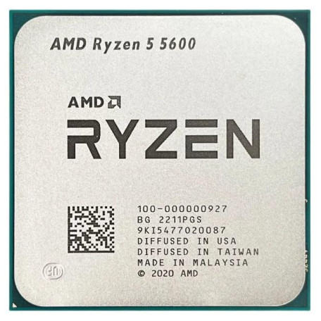 Процессор AMD Ryzen 5 5600 (100-000000927) (Socket AM4, 12T, 4.4 ГГц, Tray) U1