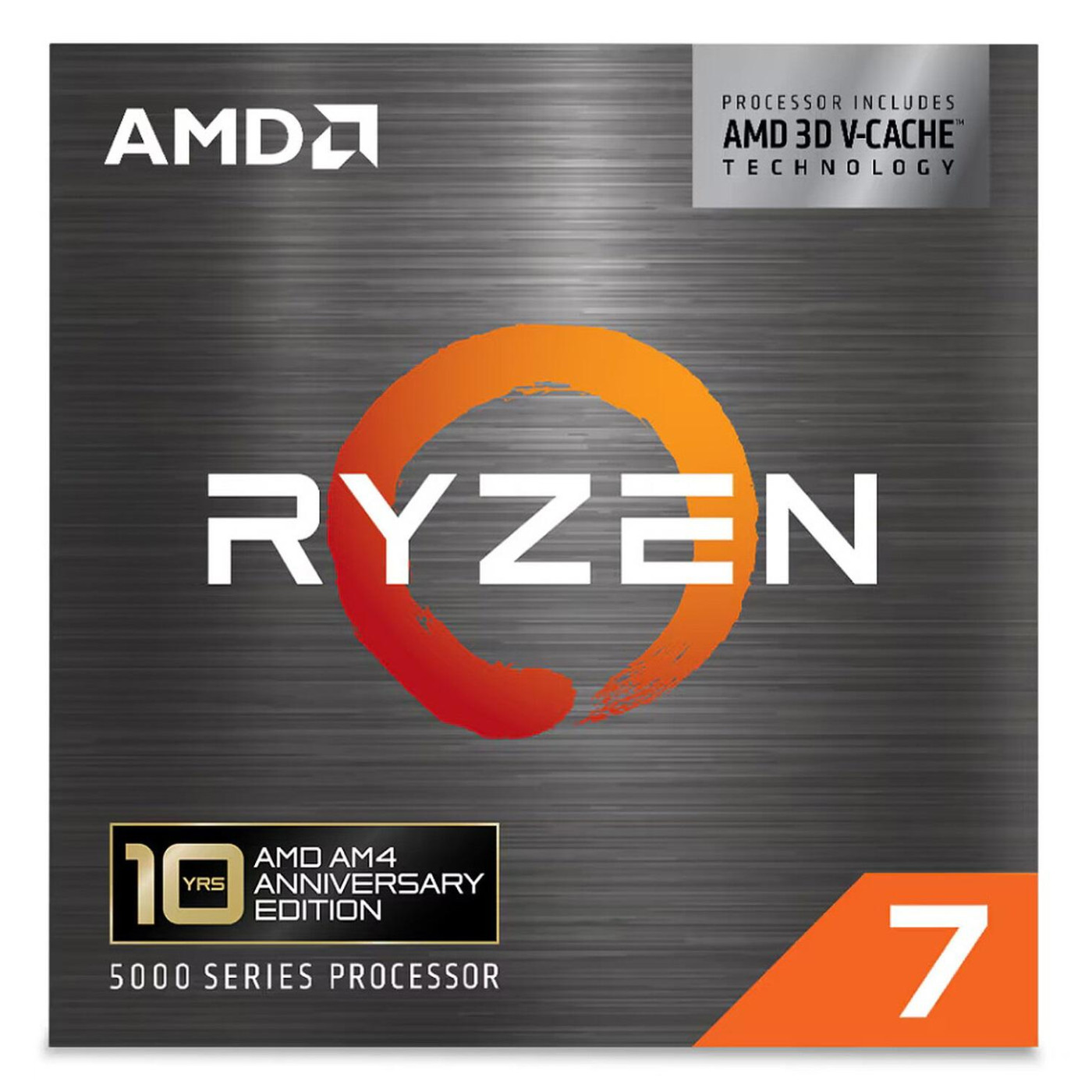 Процессор AMD Ryzen 7 5800X3D 10th AM4 Anniversary Edition (100-100000651POF) (Socket AM4, 16T, 4.5 ГГц, Box)