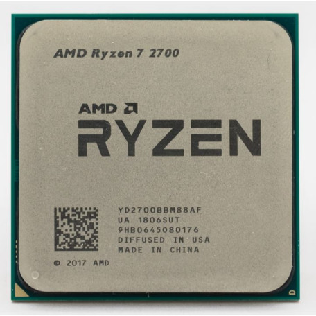 Процессор AMD Ryzen 7 2700 (YD2700BBM88AF) (Socket AM4, 16T, 4.1 ГГц, Tray) Б/у