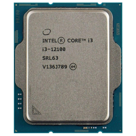 Процесор Intel Core i3 12100 (BX8071512100) (Socket 1700, 8T, 4.3 ГГц, Box)