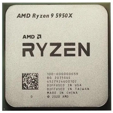 Процесор AMD Ryzen 9 5950X WOF (100-100000059WOF) (Socket AM4, 32T, 4.9 ГГц, Box)