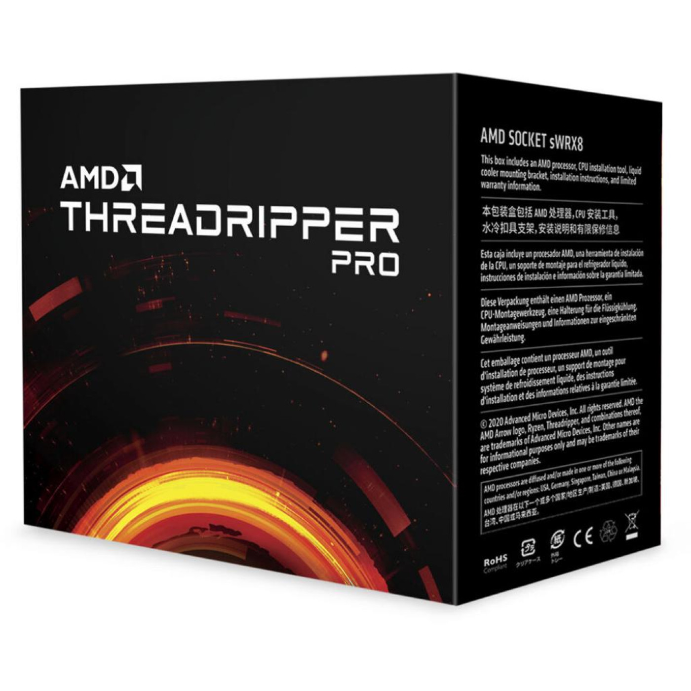 Процессор AMD Ryzen Threadripper PRO 3995WX (100-100000087WOF) (Socket TRX40, 128T, 4.2 ГГц, Box)