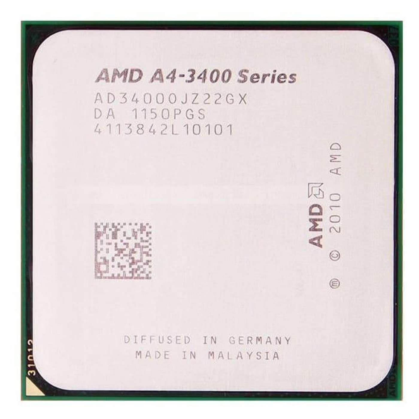 Процесор AMD A4-3400 (AD3400OJHXBOX) (CPDTAM00310) (Socket FM1, 2T, 2.7 ГГц, Box)