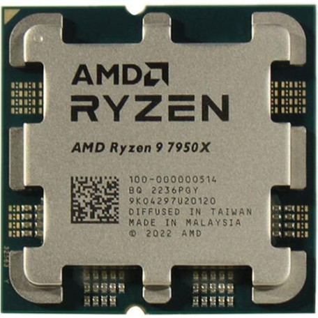 Процесор AMD Ryzen 9 7950X WOF (100-100000514WOF) (Socket AM5, 32T, 5.7 ГГц, Box) Б/в