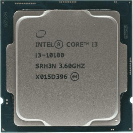 Процессор Intel Core i3 10100 (CM8070104291317) (Socket 1200, 8T, 4.3 ГГц, Tray) Б/у