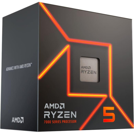 Процессор AMD Ryzen 5 7400 (100-100001900BOX) (Socket AM5, 12T, 4.3 ГГц, Box)
