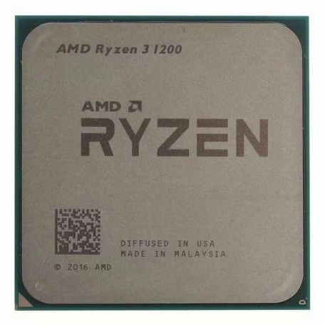 Процессор AMD Ryzen 3 1200 AF (YD1200BBM4KAF) (Socket AM4, 4T, 3.4 ГГц, Tray) Б/у
