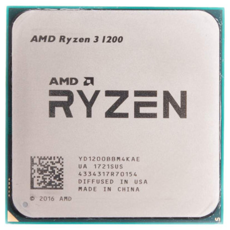 Процессор AMD Ryzen 3 1200 (YD1200BBM4KAE) (Socket AM4, 4T, 3.4 ГГц, Tray) Б/у