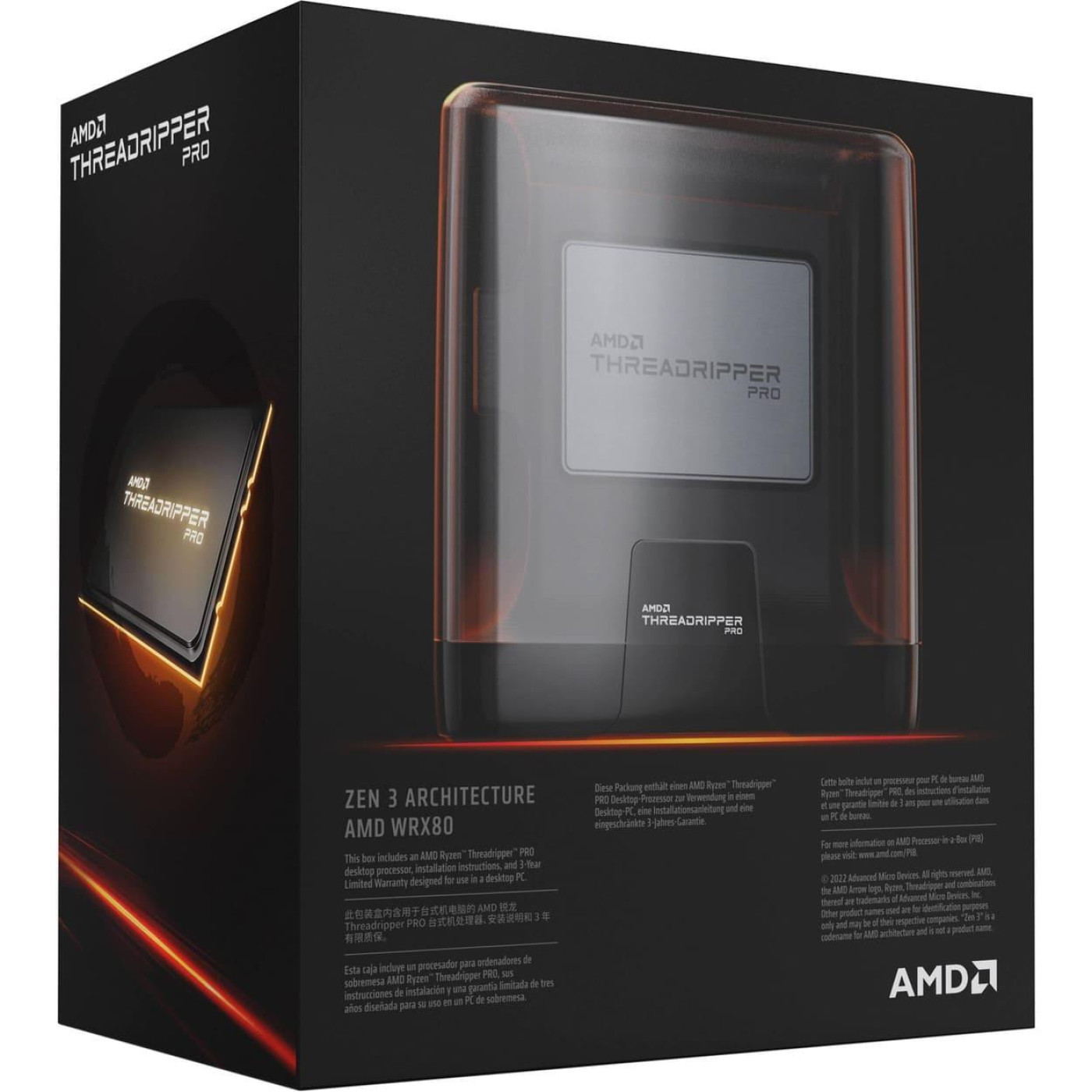 Процессор AMD Ryzen Threadripper PRO 5965WX WOF (100-100000446WOF) (Socket WRX8, 48T, 4.5 ГГц, Box)