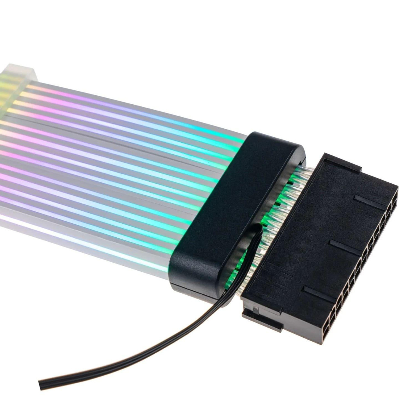 Кабель для ПК Qube RGB 24 pin Female to Male, Black