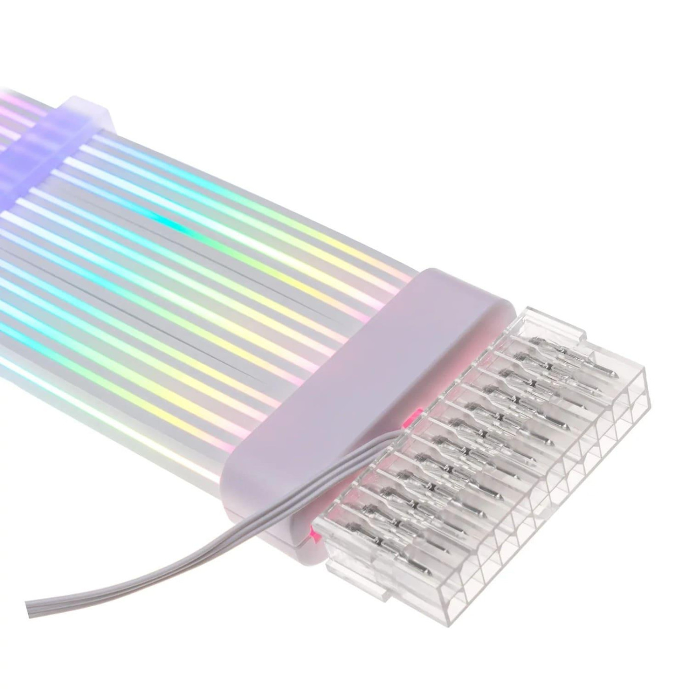 Кабель для ПК Qube RGB 24 pin Female to Male, White