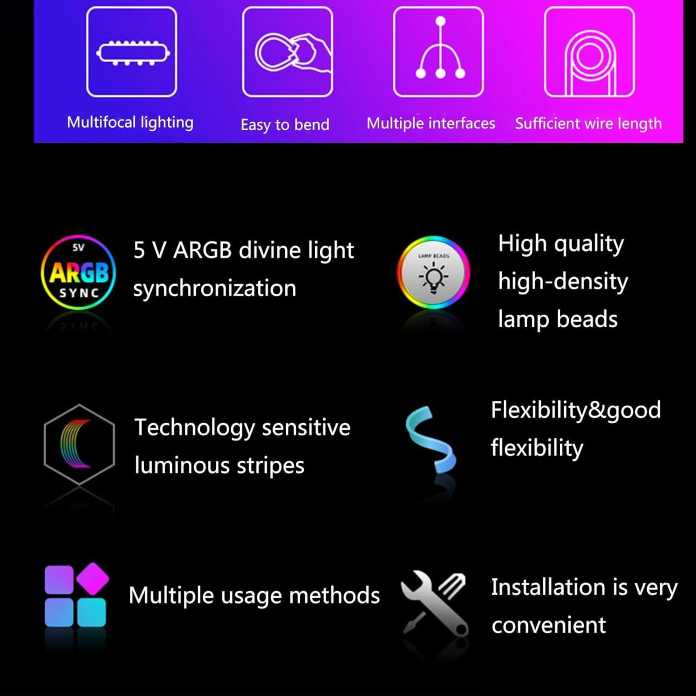 Неонова трубка Coolmoon C260EX white