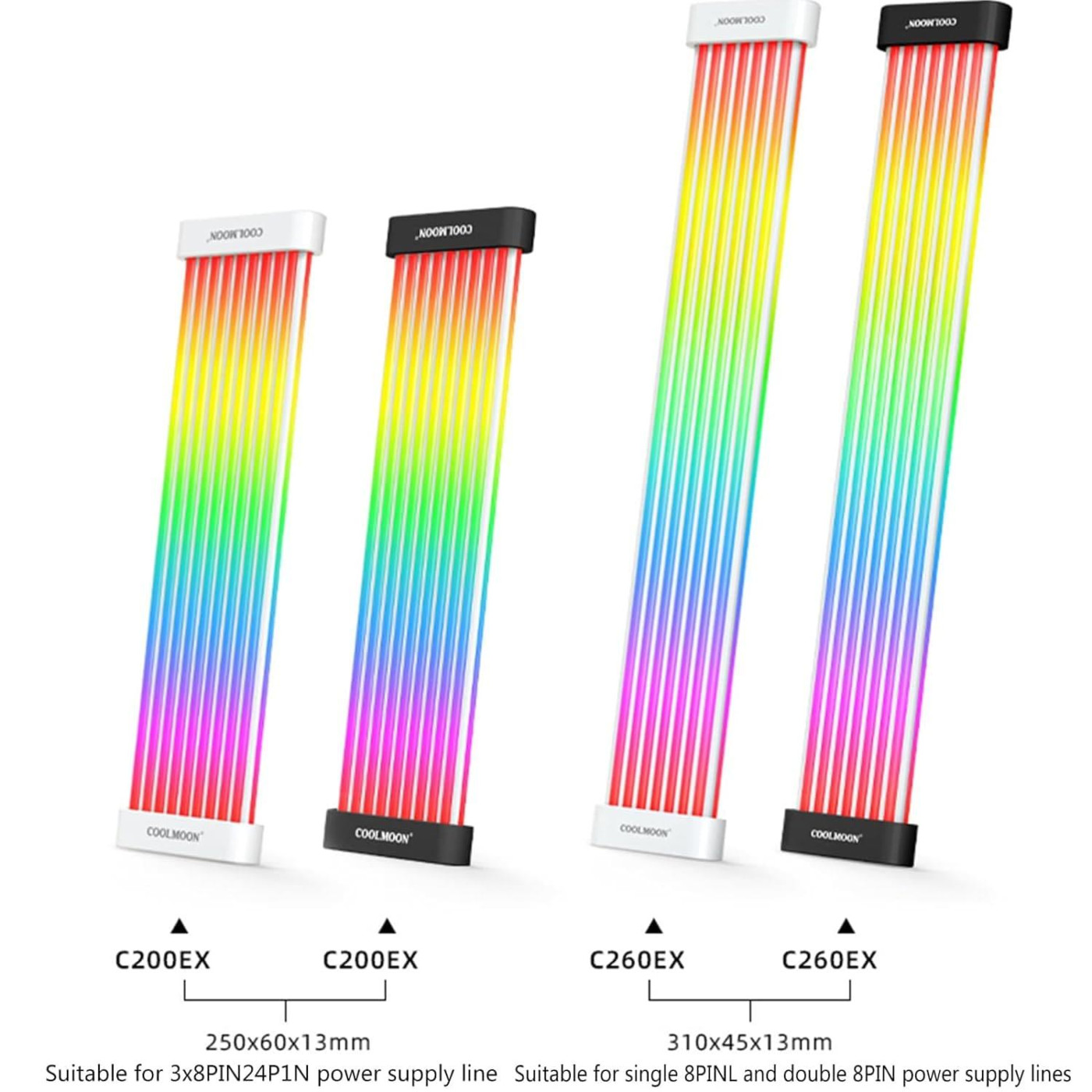 Неонова трубка Coolmoon C260EX white