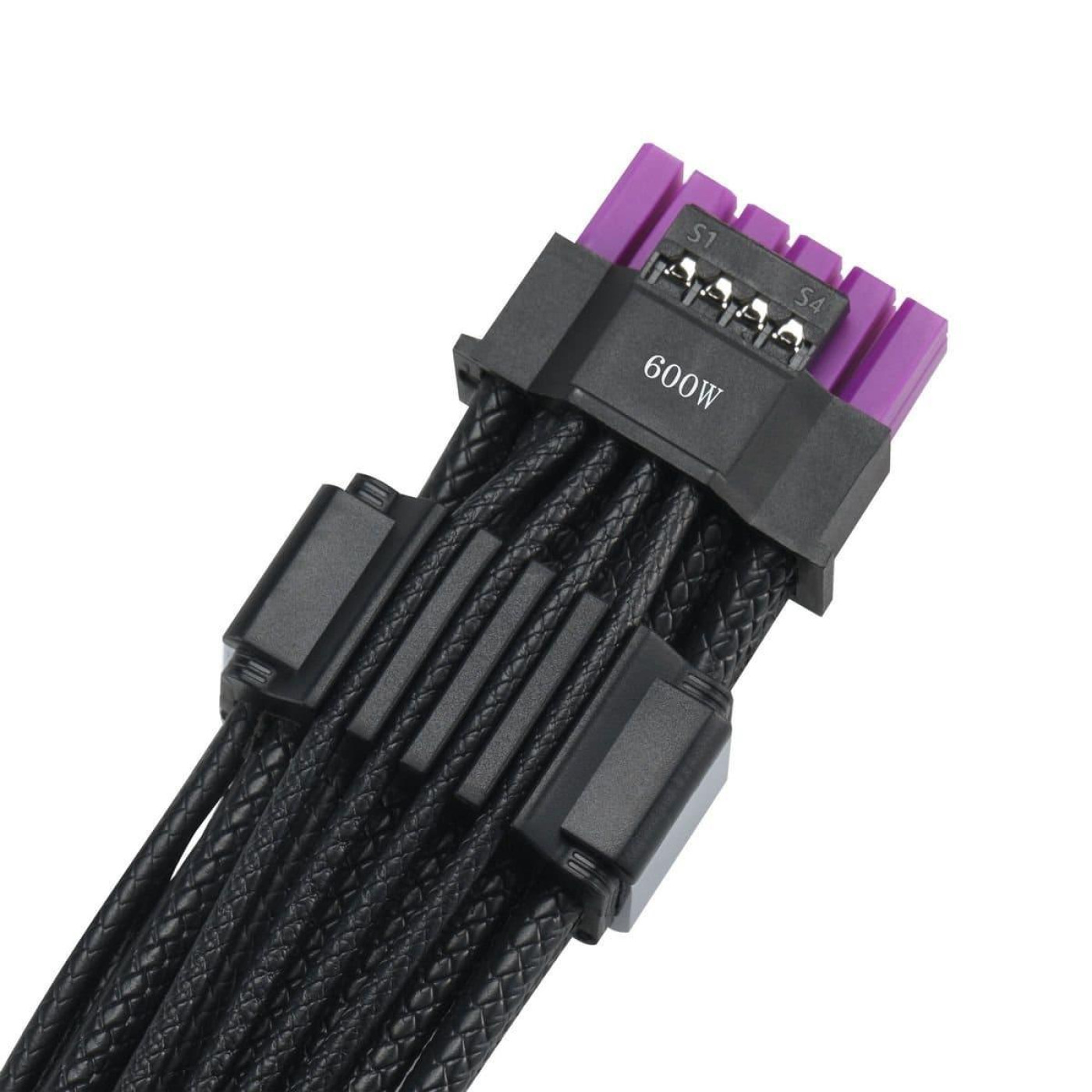 Кабель для відеокарти Asus ROG Equalizer 12V-2x6 ATX 3.1 PCIe 5.1 Black (90YE00BN-B0QA00)