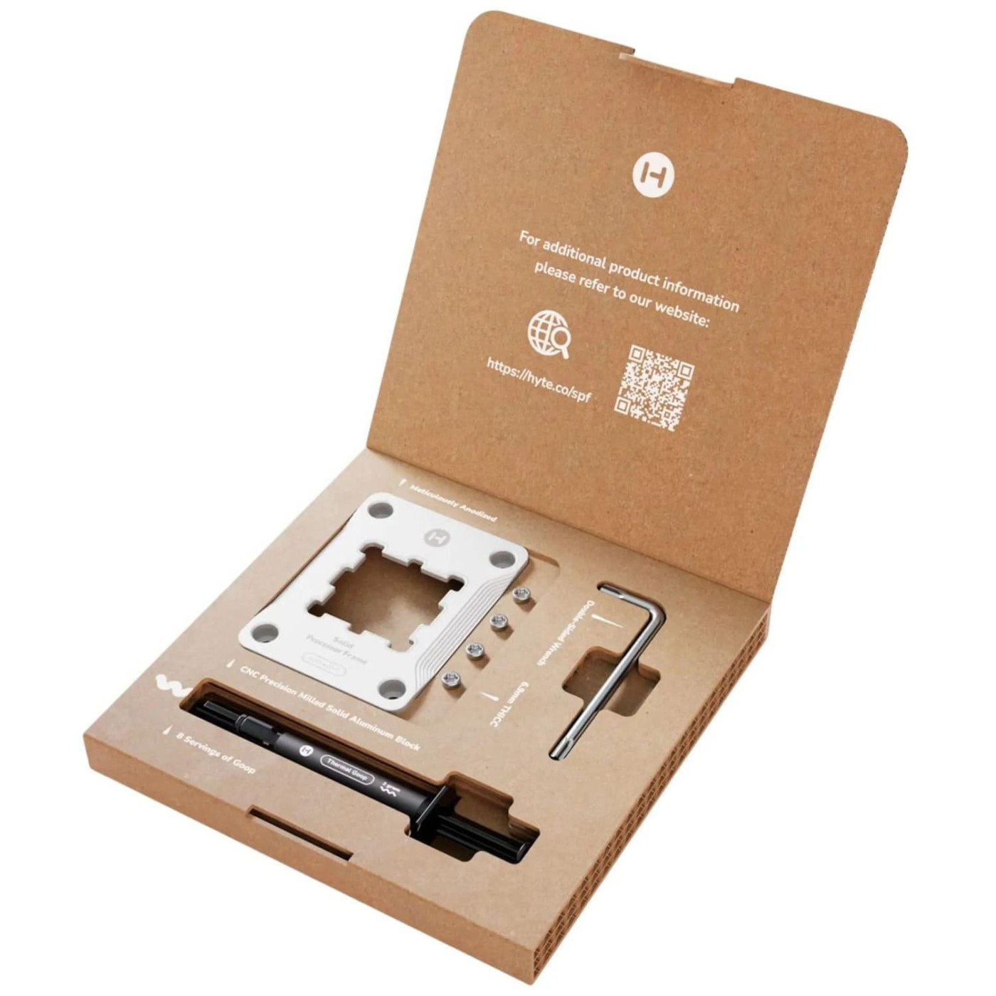 Рамка для сокета HYTE SOLID PROCESSOR FRAME – SOCKET AM5 WHITE (ACC-HYTE-SPF-AM5-WW)