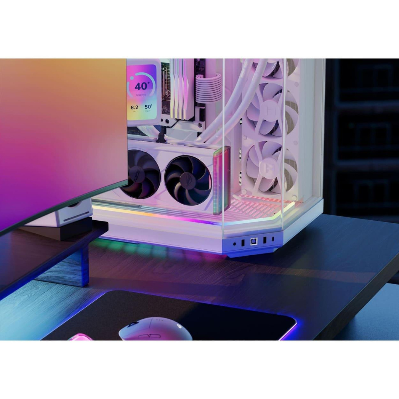 Світлодіодна стрічка Hyte LN60 LED White NOODLE (ACC-HYTE-LN-60-B)