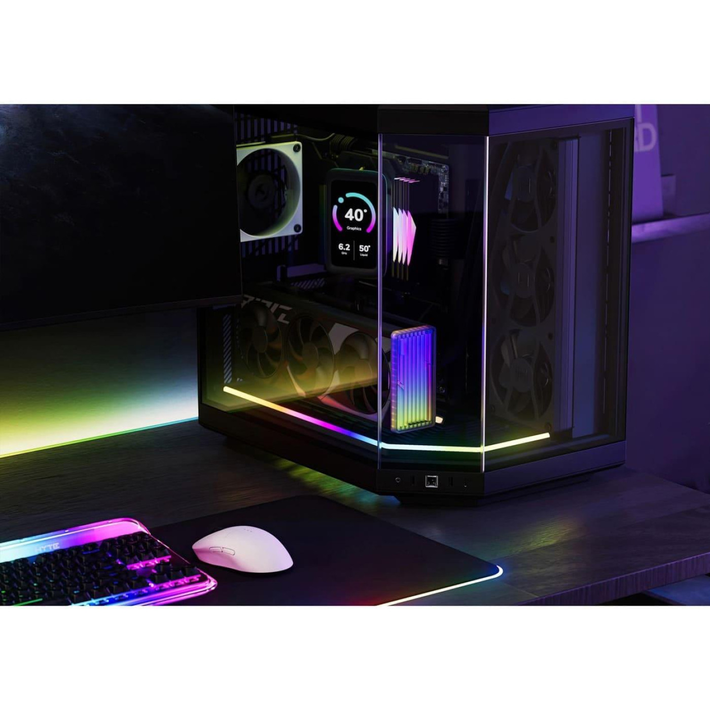 Світлодіодна стрічка Hyte LN70 LED Black NOODLE (ACC-HYTE-LN-70-B)