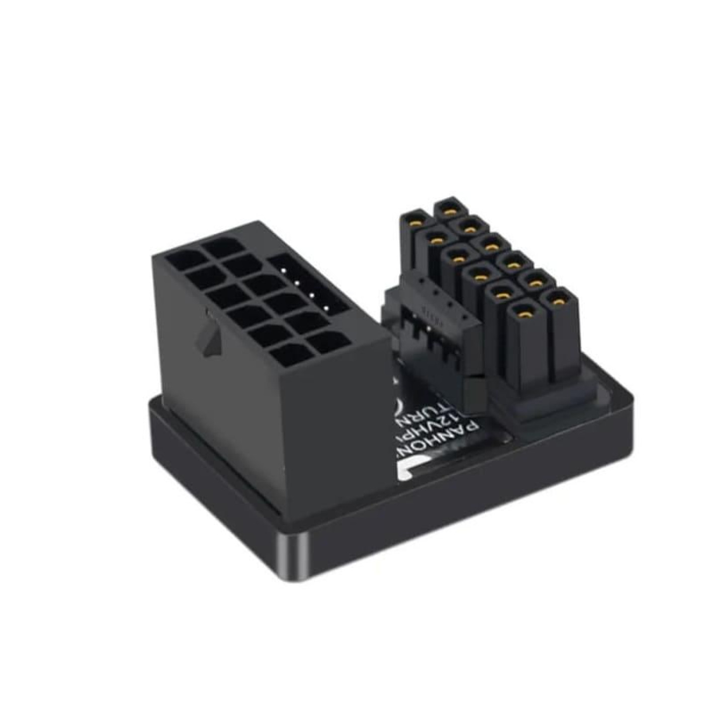 Перехідник живлення Phobya 12VHPWR Adapter 180 Grad 16Pin to 16Pin - White Right