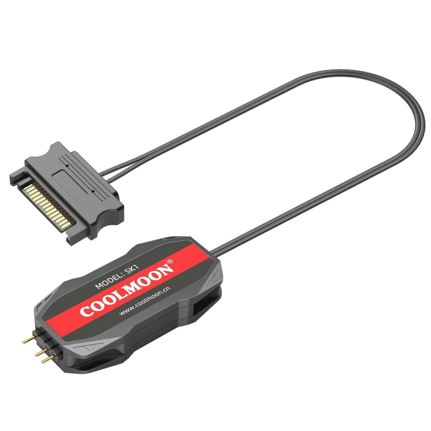 Контролер хаб Coolmoon SK1 BLACK з пультом (SK1 BLACK) U1