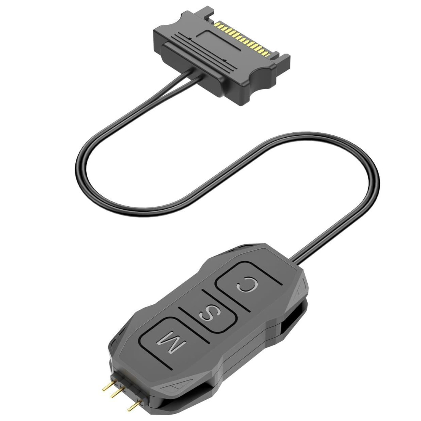 Контролер хаб Coolmoon SK1 BLACK з пультом (SK1 BLACK) U1