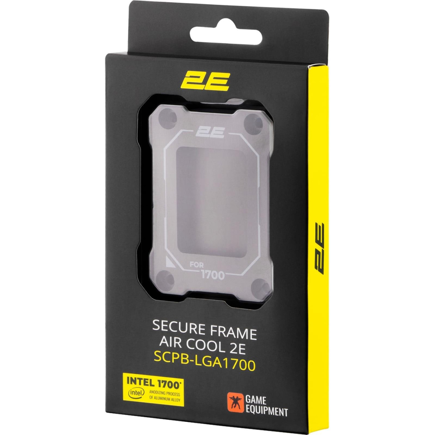 Контактна рамка для процесора 2E Gaming Air Cool SCPB-LGA1700, Aluminum, Black