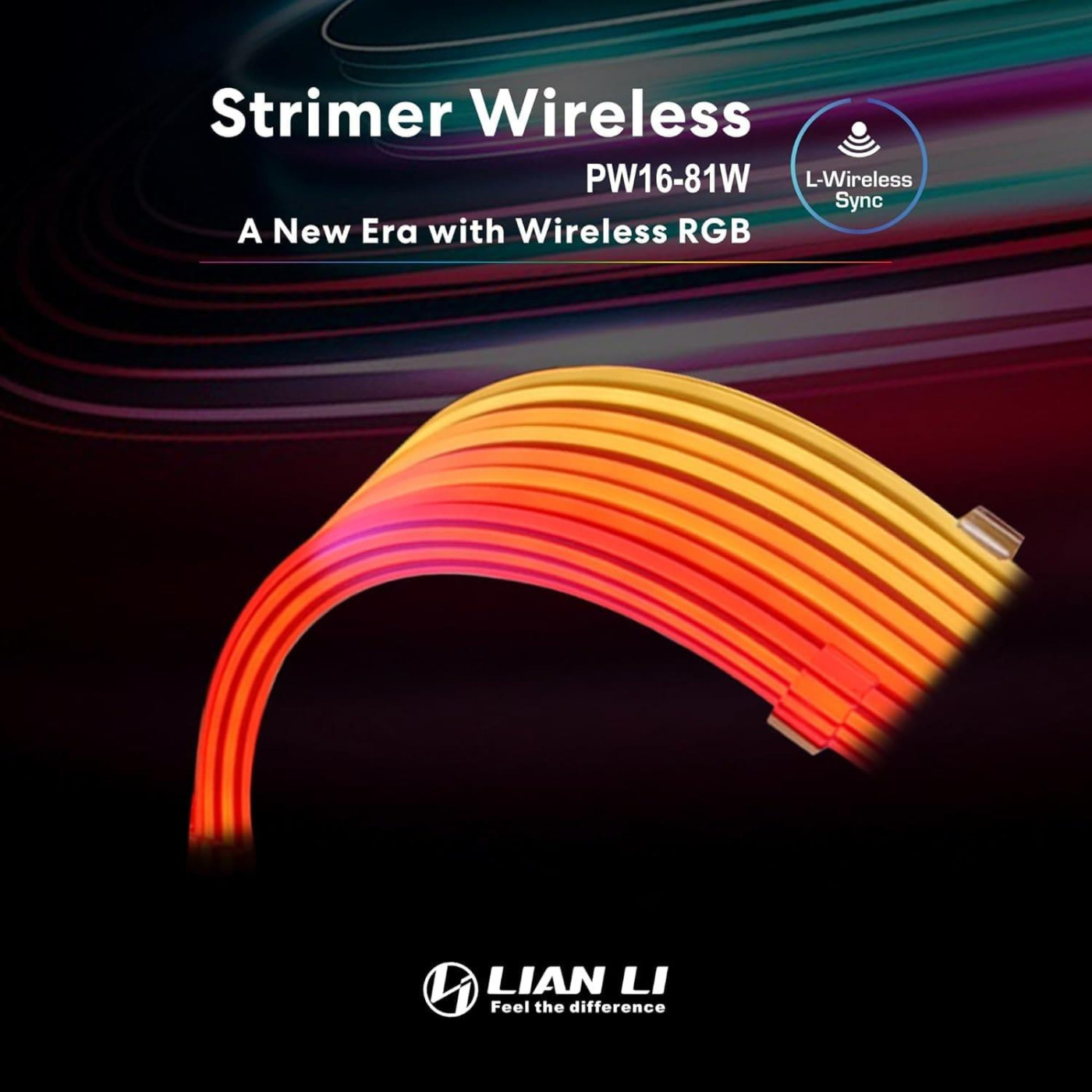 Кабель для ПК светодиодный Lian Li STRIMER WIRELESS 16-8, PW16-81W (G89.PW16-81W.00) U1