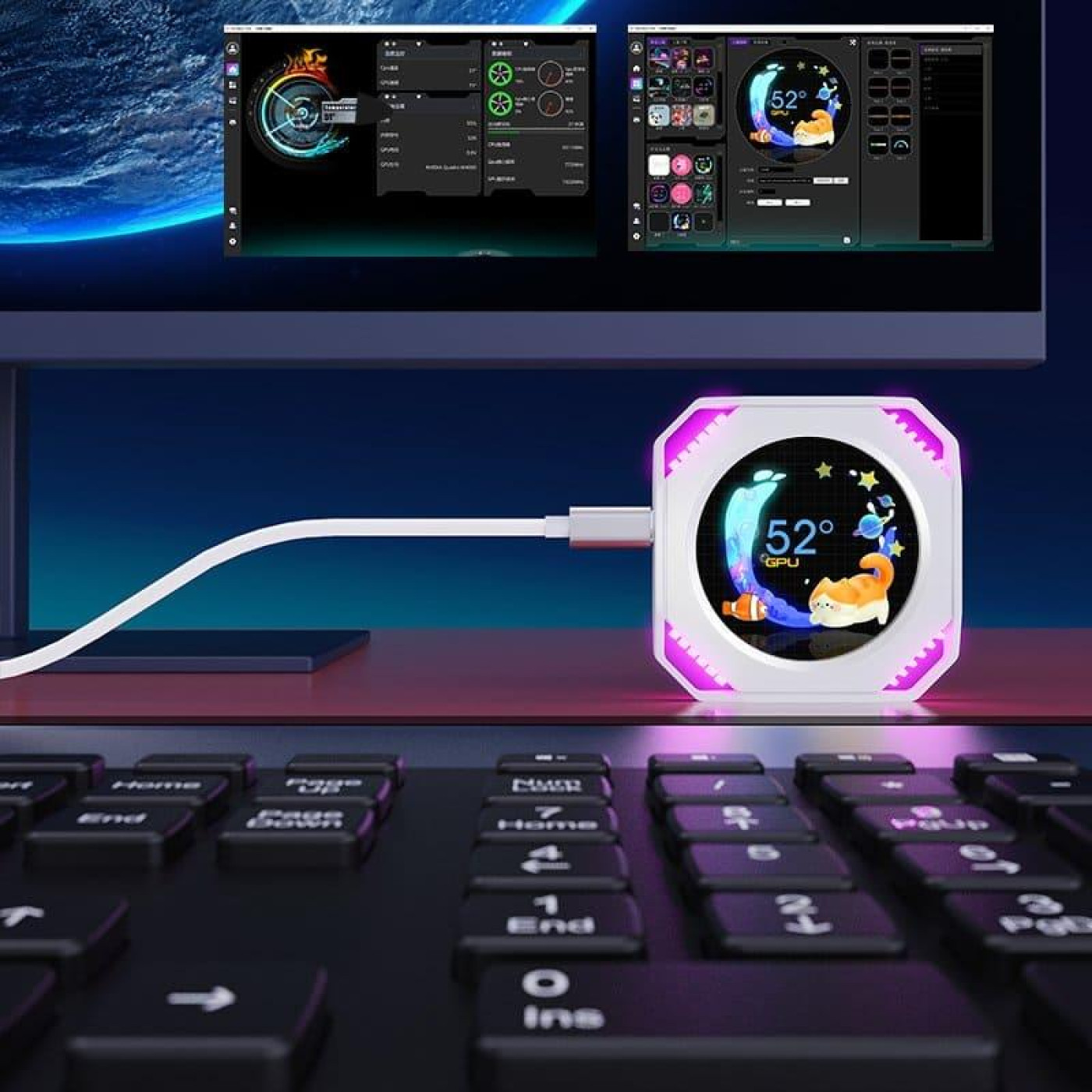 Экран MiraBox Screen DR21 for AIO Coolers Black (G-000003676)