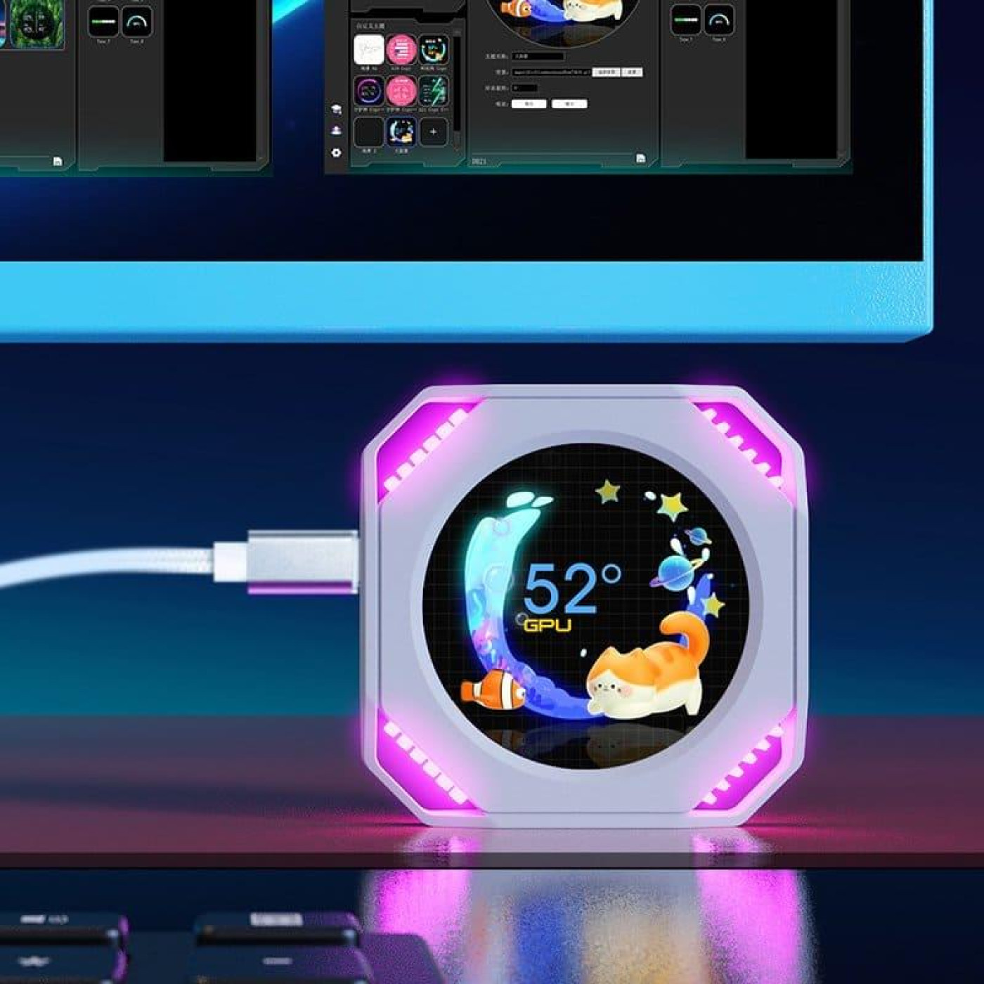 Экран MiraBox Screen DR21 for AIO Coolers Black (G-000003676)