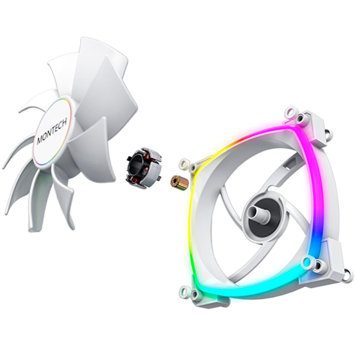 Вентилятор MONTECH 140MM AX140 PWM WHITE (AX140 PWM WHITE)