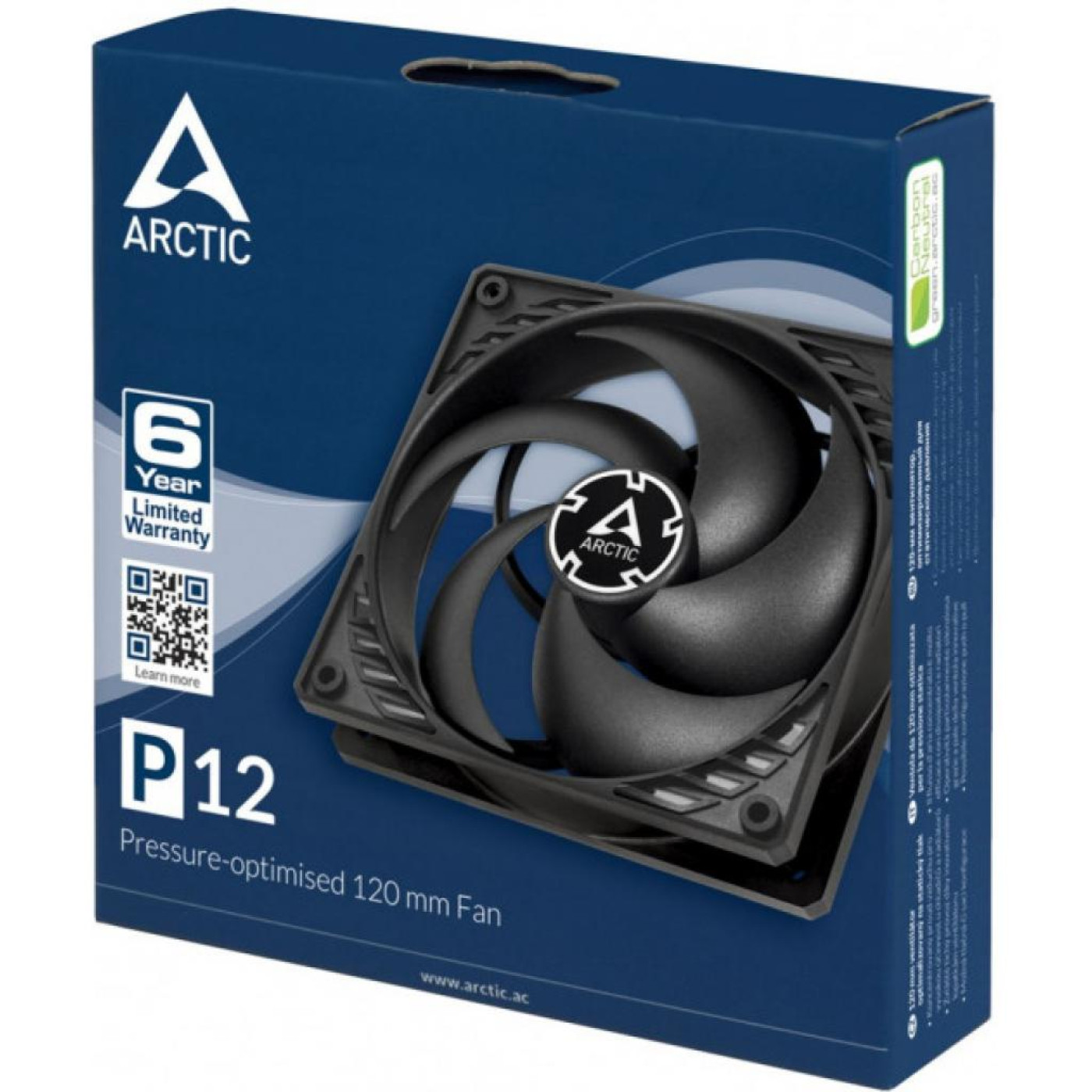 Вентилятор Arctic P12 Black (ACFAN00118A)