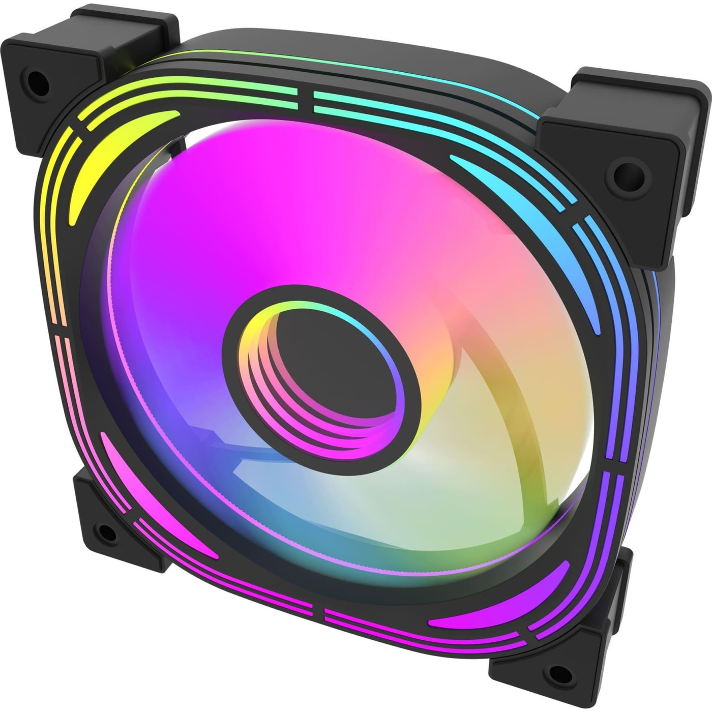 Вентилятор 120MM Darkflash INF24 PRO SINGLE PWM Black