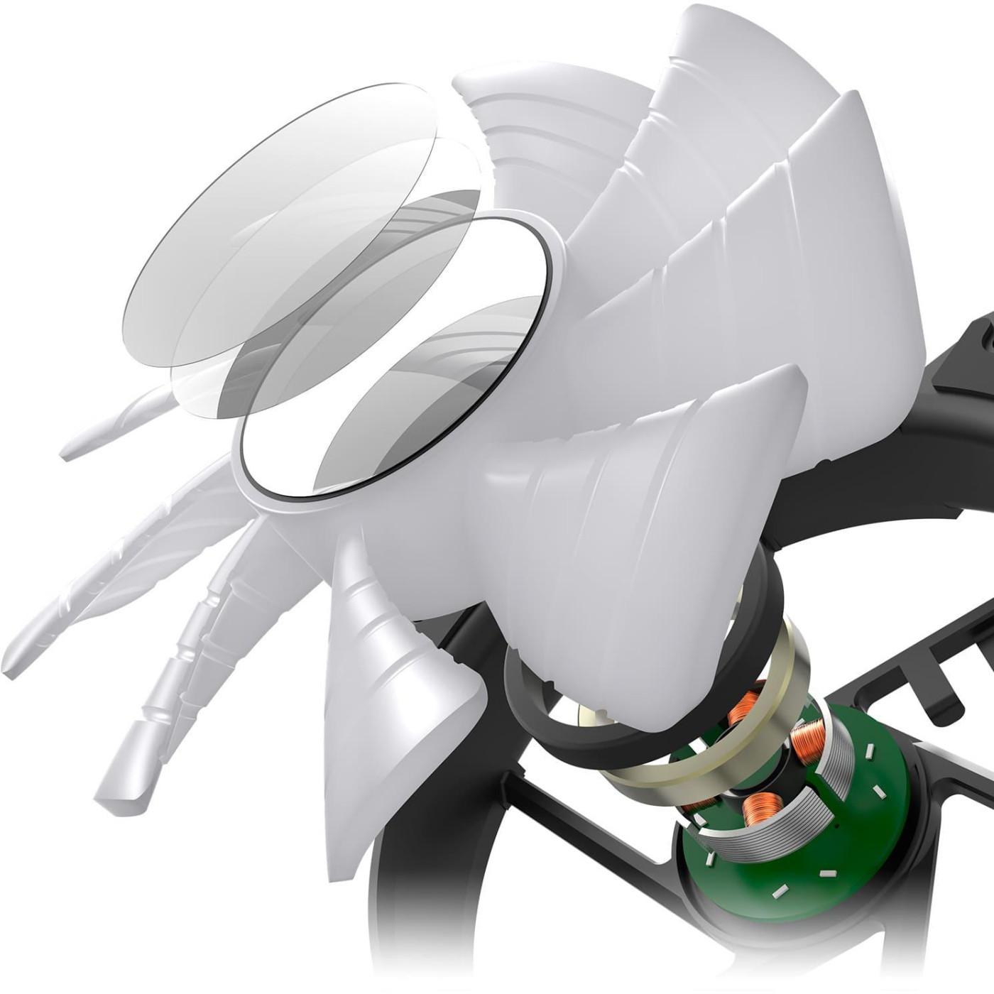 Вентилятор Darkflash INF8 White Bulk