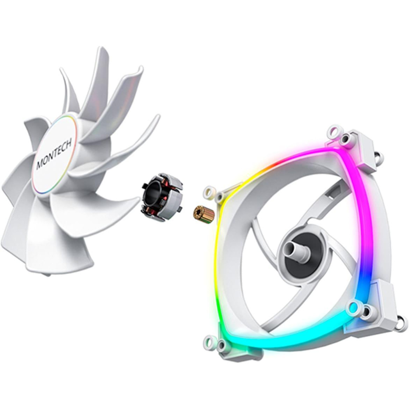 Вентилятор MONTECH 140MM RX140 Reverse PWM WHITE (RX140 PWM WHITE)