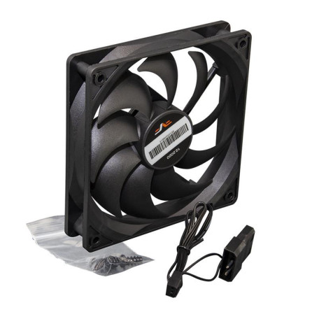 Вентилятор Frime 120mm 3pin+Molex Black (FF12025BB13)