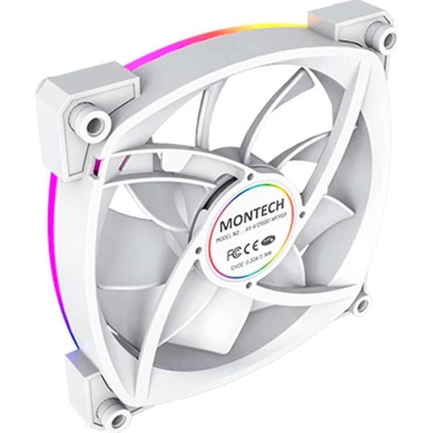 Вентилятор MONTECH 120MM AX120 PWM WHITE (AX120 PWM WHITE)