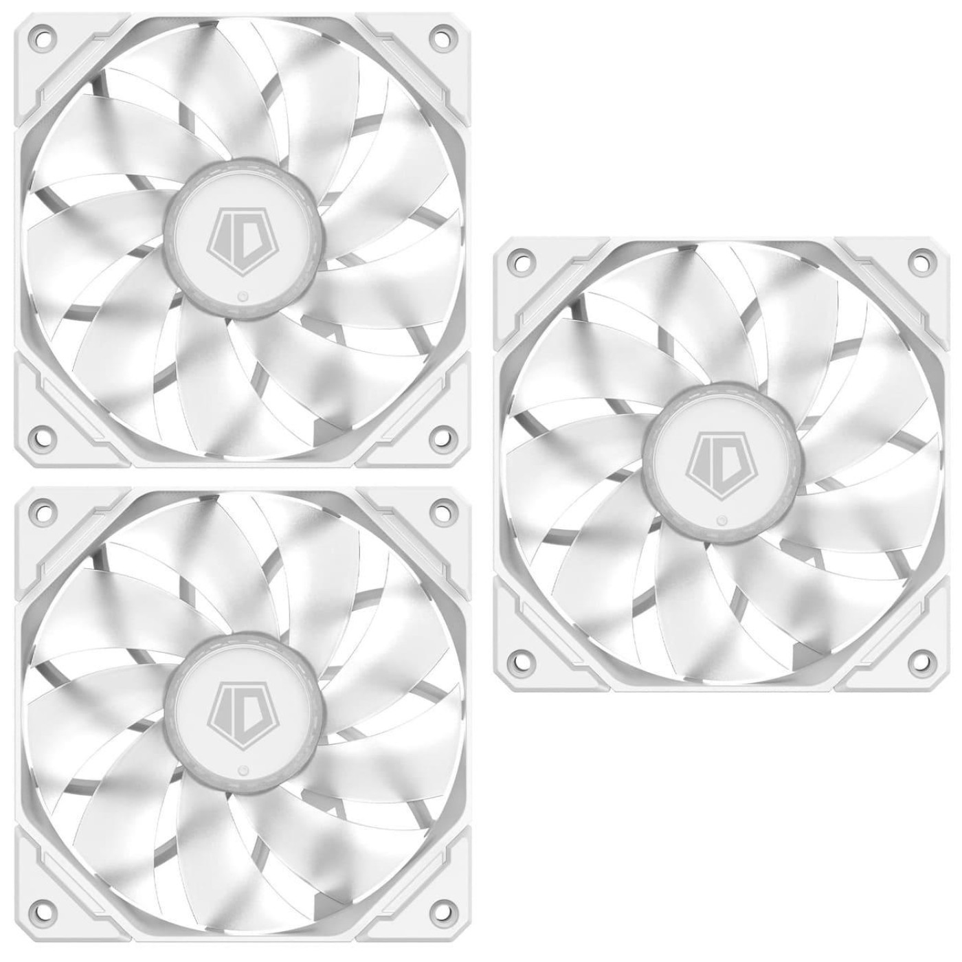 Комплект вентиляторів ID-Cooling TF-12025-PRO ARGB TRIO WHITE (TF-12025-PRO ARGB TRIO WHITE)
