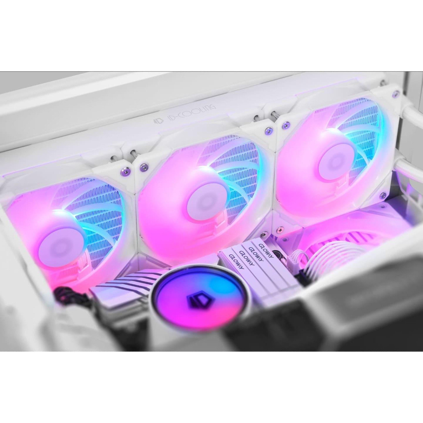 Комплект вентиляторів ID-Cooling TF-12025-PRO ARGB TRIO WHITE (TF-12025-PRO ARGB TRIO WHITE)