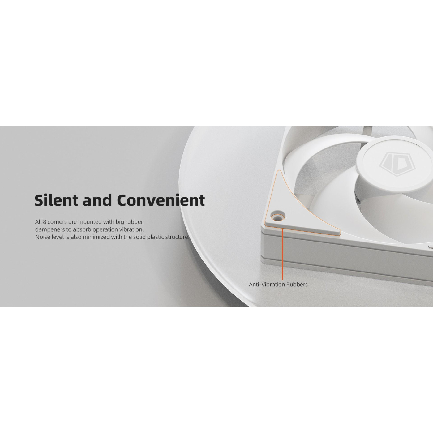 Вентилятор ID-Cooling AS-140-W Duet White (AS-140-W DUET)