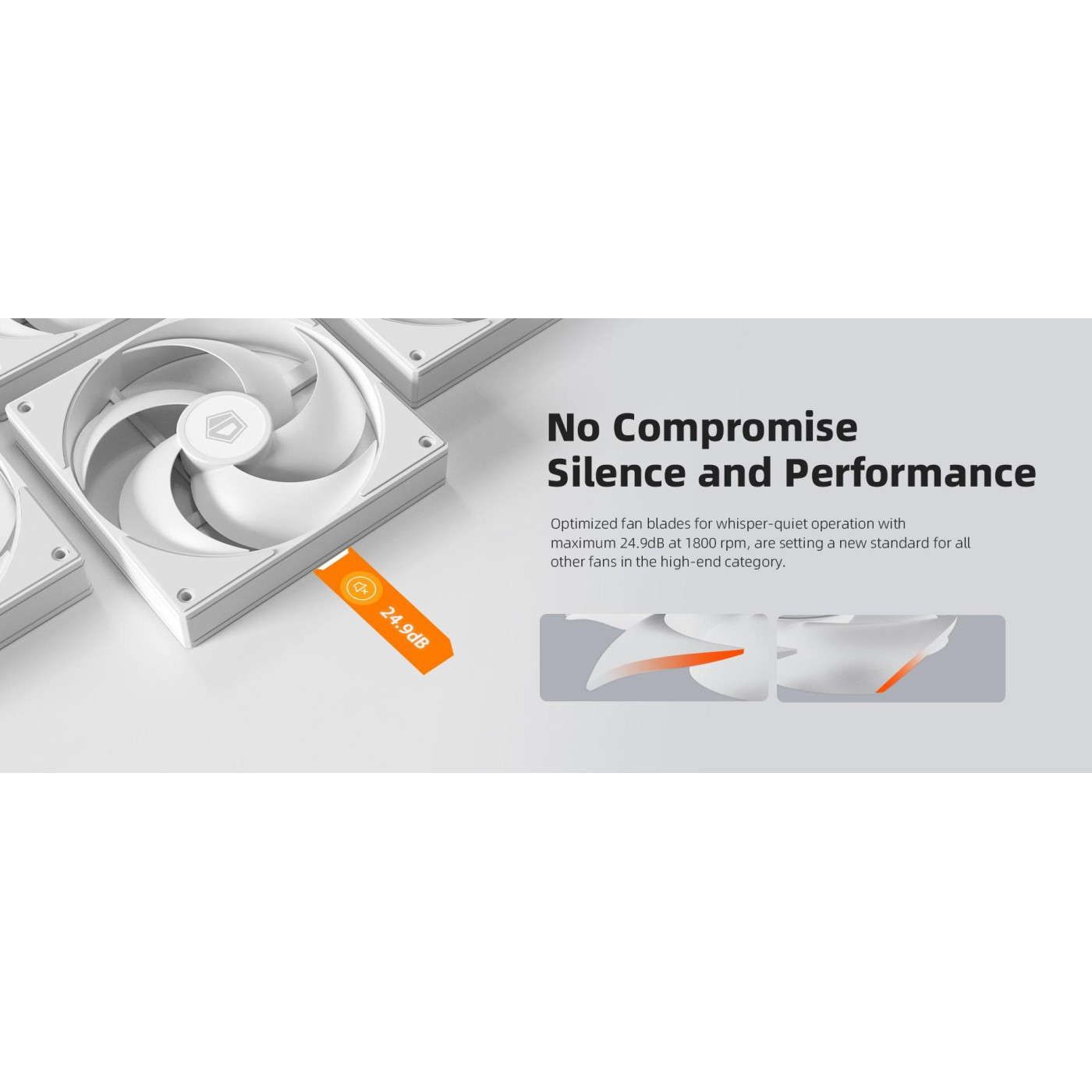 Вентилятор ID-Cooling AS-140-W Duet White (AS-140-W DUET)