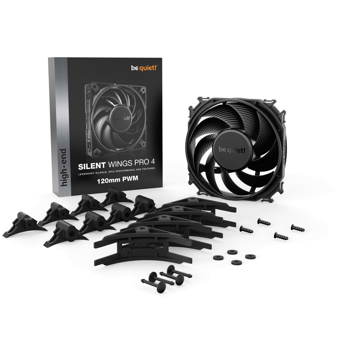 Вентилятор Be quiet! SILENT WINGS PRO 4 120mm PWM (BL098)