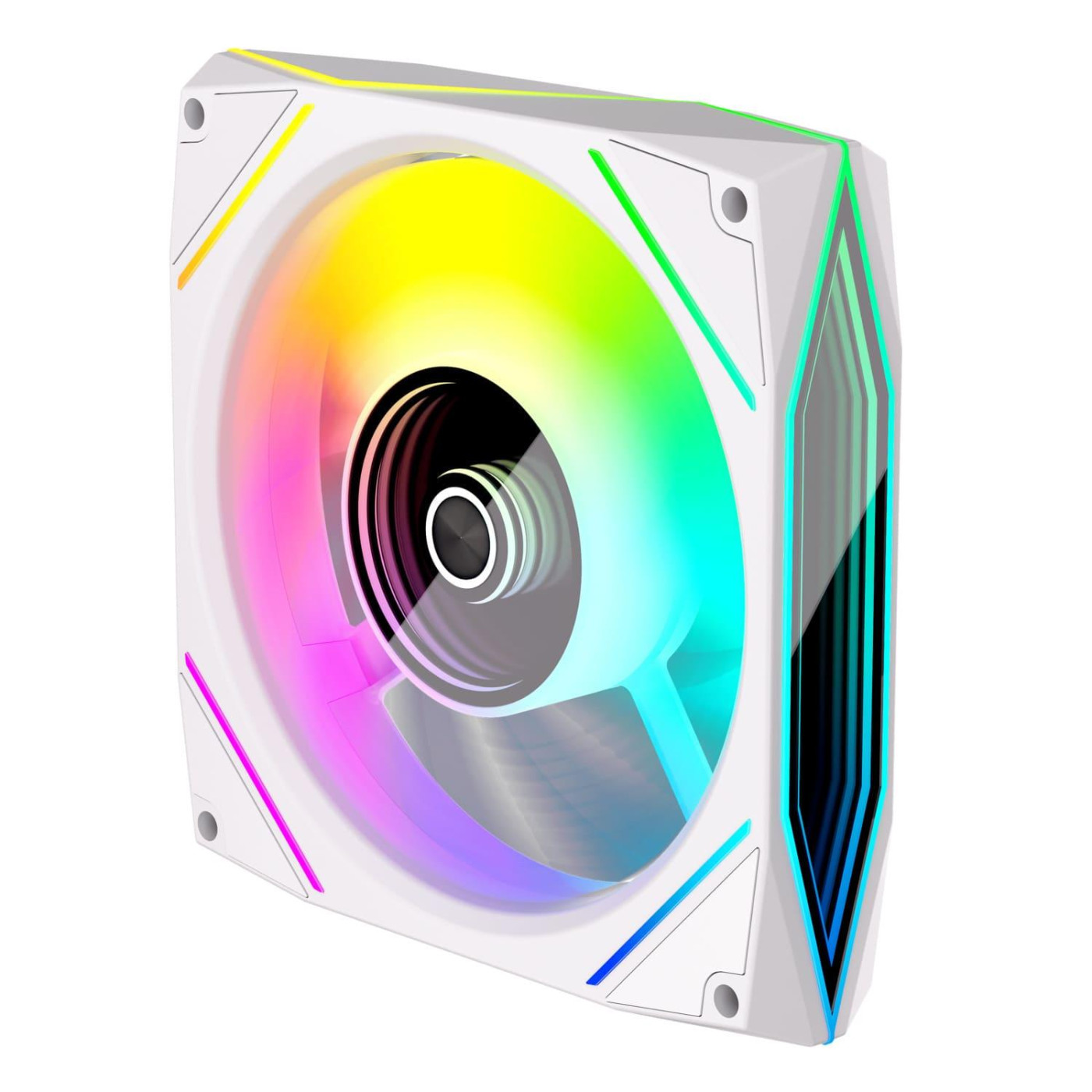 Вентилятор Coolmoon 120мм LY120-W Reverse White (LY120-WR)