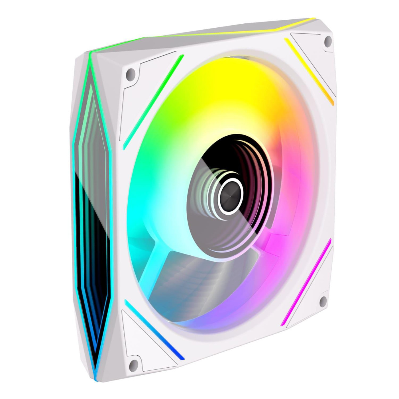 Вентилятор Coolmoon 120мм LY120-W Reverse White (LY120-WR)