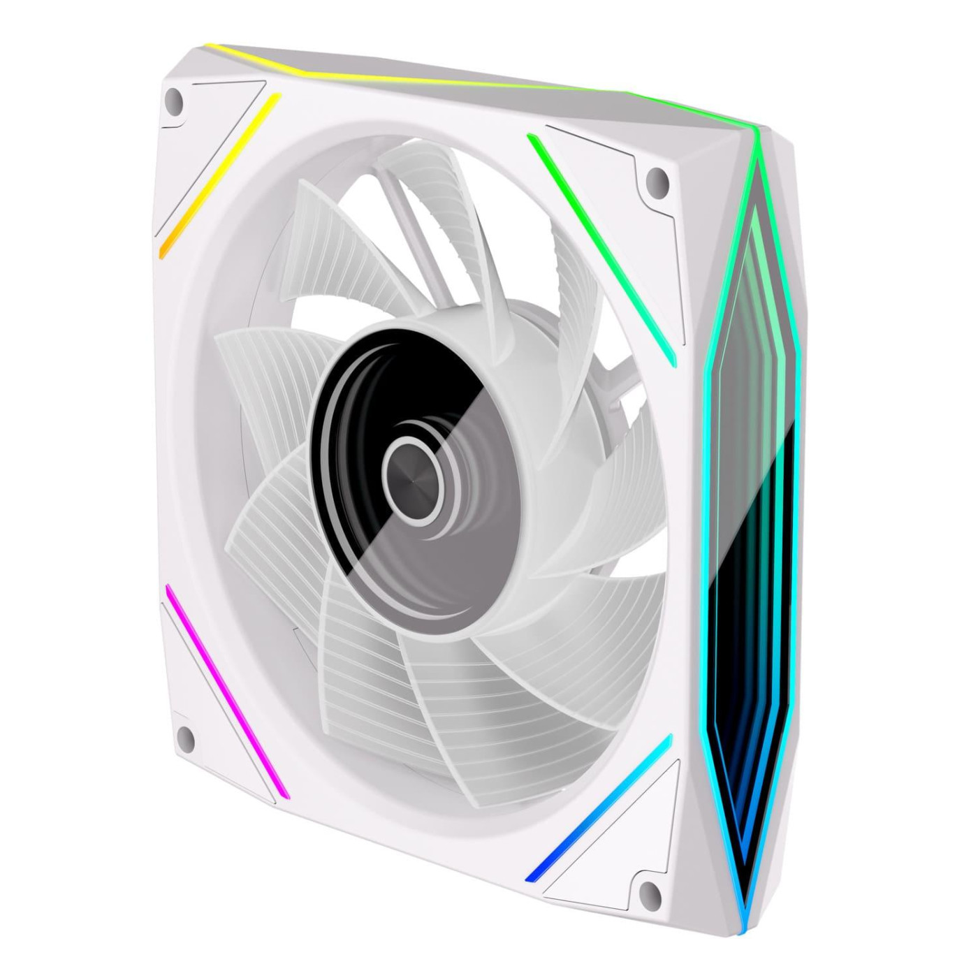 Вентилятор Coolmoon 120мм LY120-W Reverse White (LY120-WR)