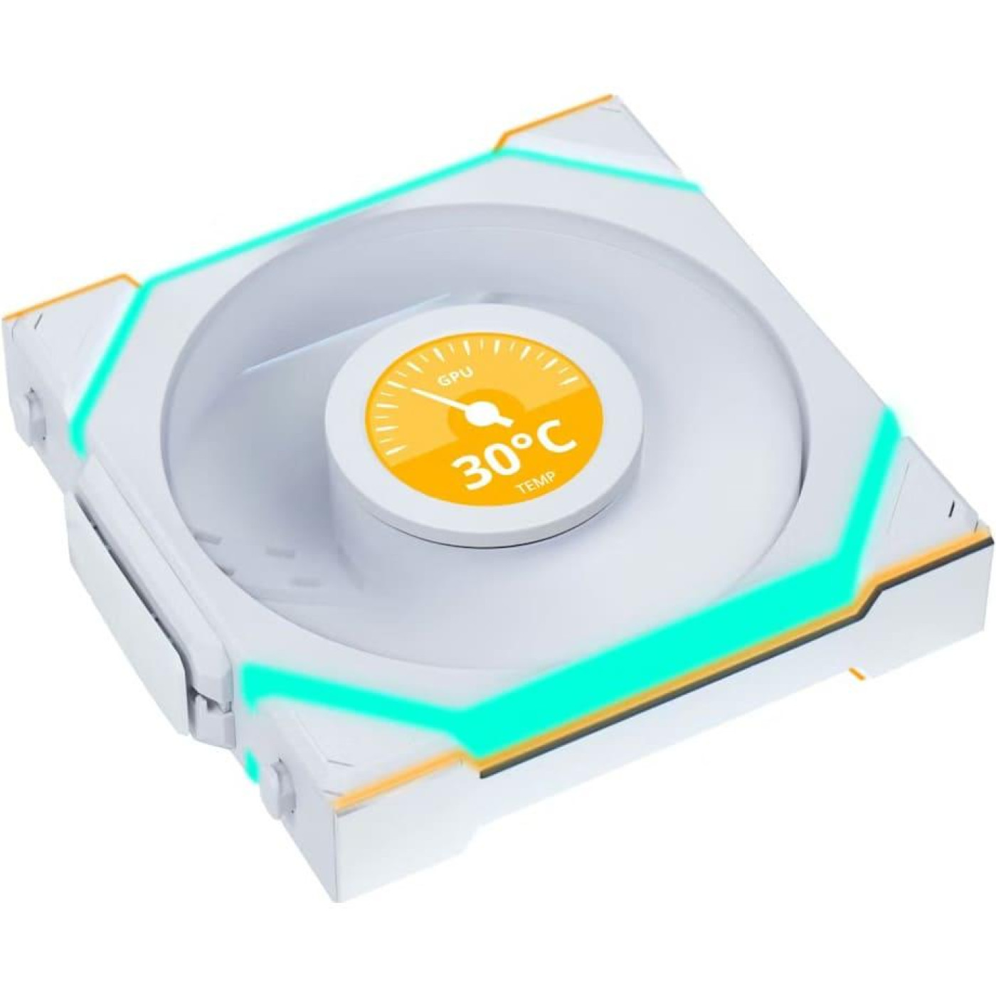 Вентилятор Lian Li UNI Fan SL WIRELESS LCD 120-1 (G99.12SLLCD1W1W.00) White