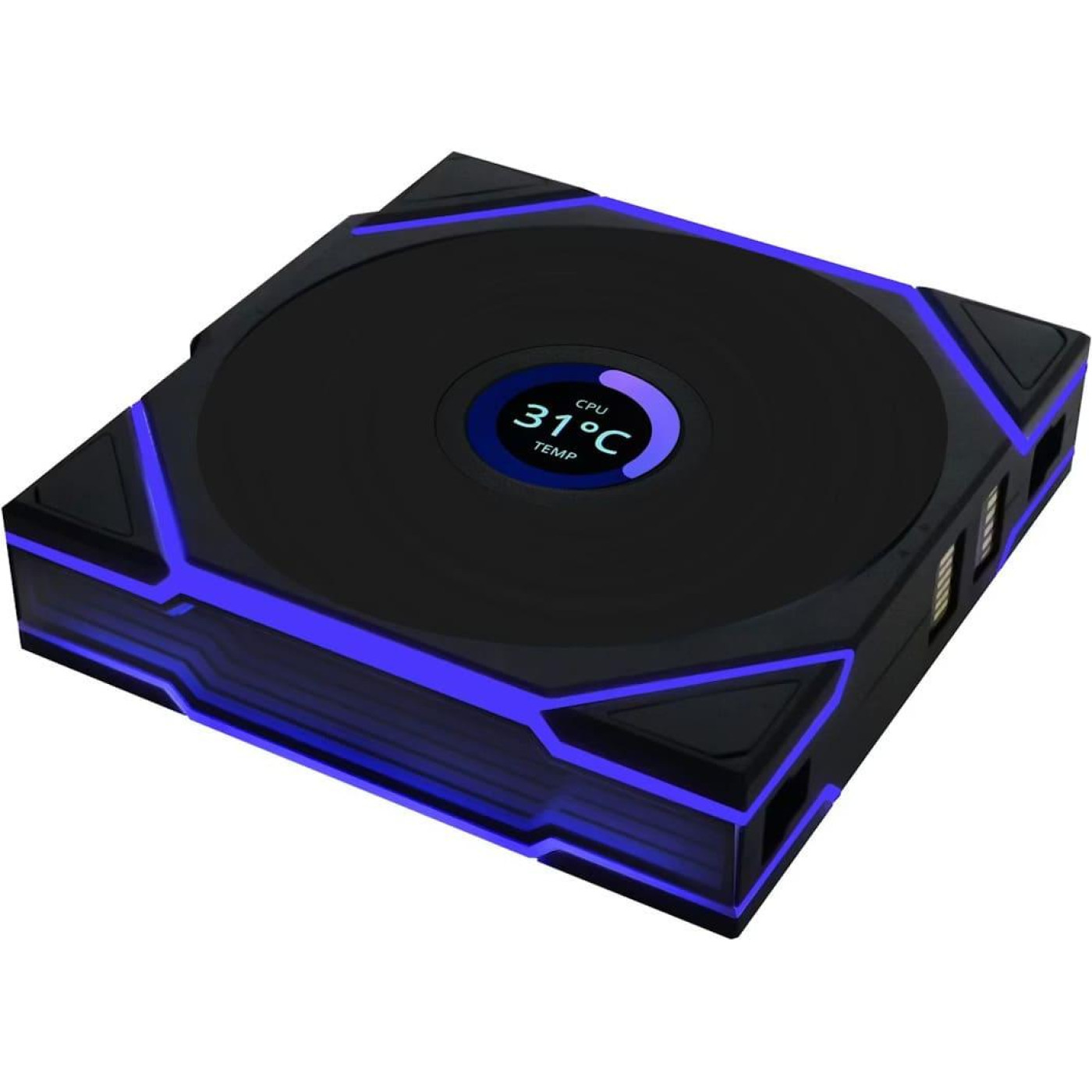 Комплект вентиляторів Lian Li UNI Fan TL WIRELESS LCD 120-3 (G99.12TLLCD1W3B.00) Black