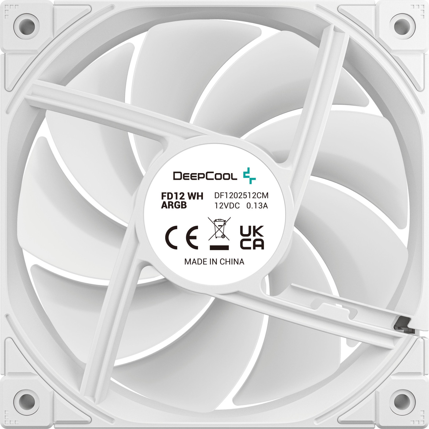 Комплект вентиляторів Deepcool FD12 ARGB 3 in 1 White (R-FD12-WHAPN3-G)