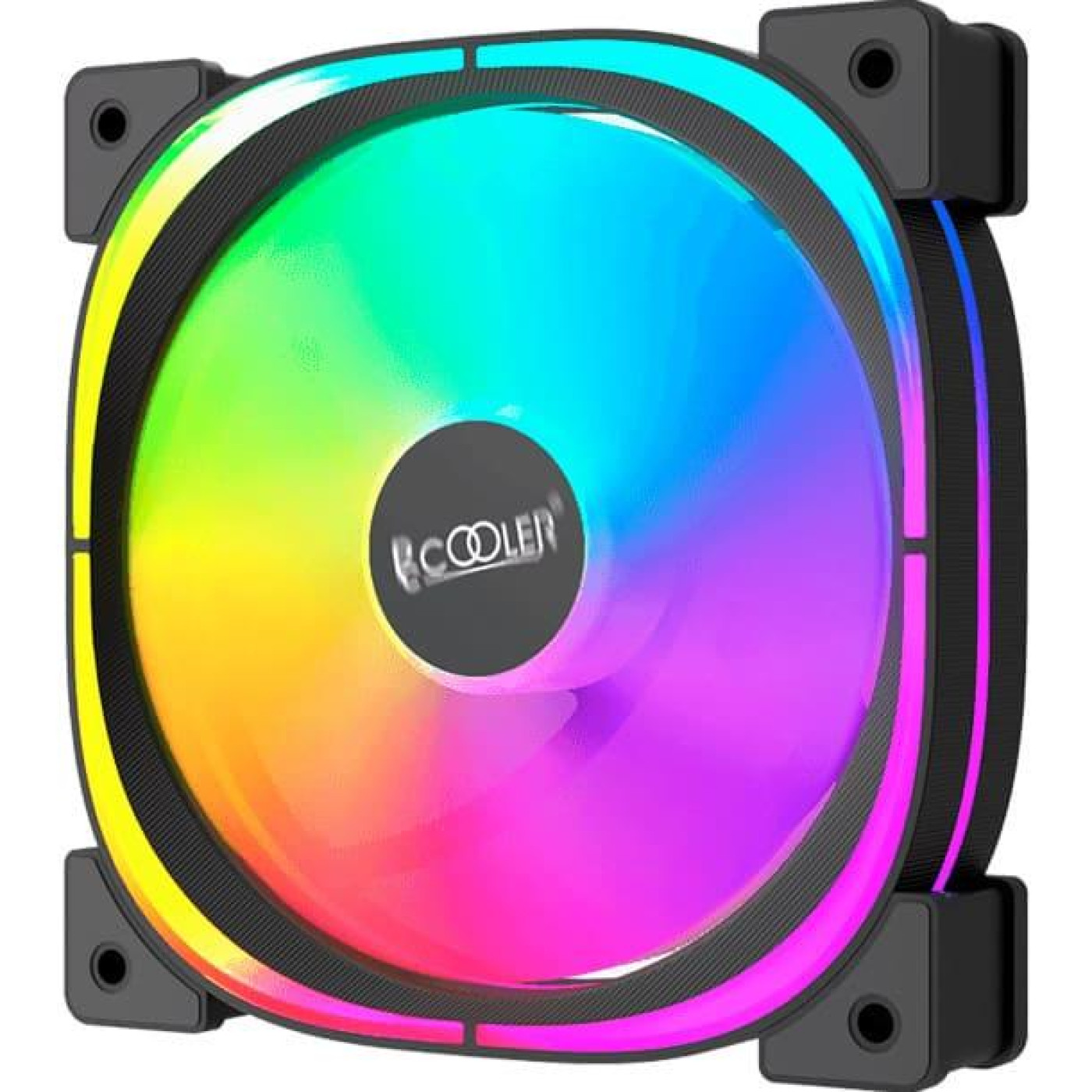 Вентилятор PcCooler EF3 120 ARGB BK 3IN1 Black (F3-L120BKAM3-GL)