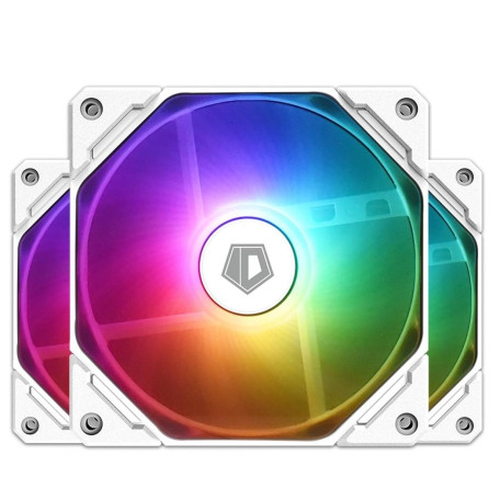 Комплект вентиляторів ID-Cooling TF-12025-PRO ARGB TRIO WHITE (TF-12025-PRO ARGB TRIO WHITE)