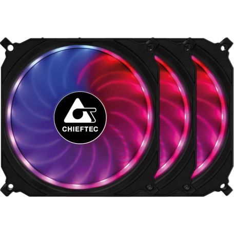 Комплект вентиляторів Chieftec CF-3012 RGB 3-Pack (CF-3012-RGB)